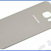 Задняя крышка Samsung G928F (S6 Edge+) Серебро