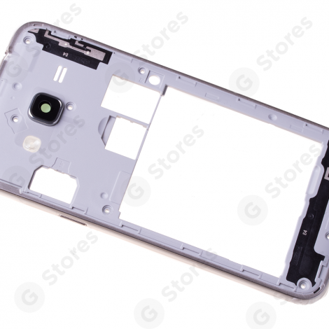 Средняя часть корпуса в сборе с боковыми клавишами SAMSUNG SM-J320F Galaxy J3 (2016) ОРИГИНАЛ Черный