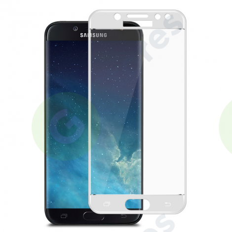 Защитное стекло "Полное покрытие" Samsung J530F (J5 2017) Белое