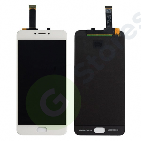 Дисплей Meizu MX6 в сборе с тачскрином Белый