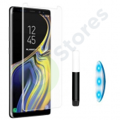 Защитное стекло "UV комплект" для Samsung Galaxy S21 (G991B) (клей, лампа)